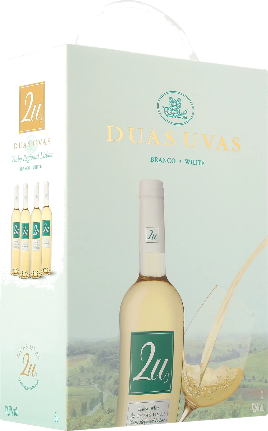 2U Duas Uvas Branco White hanapakkaus